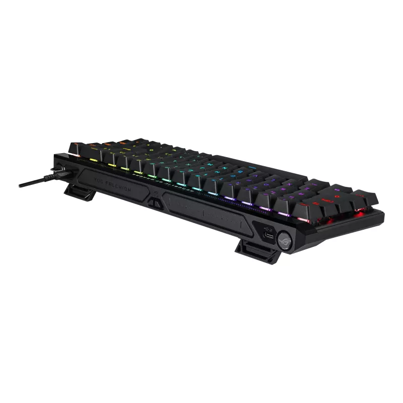 ASUS ROG Falchion Ace HFX klaviatūra, skirta žaidimams, USB, QWERTZ, Vokietijos išdėstymas, juoda