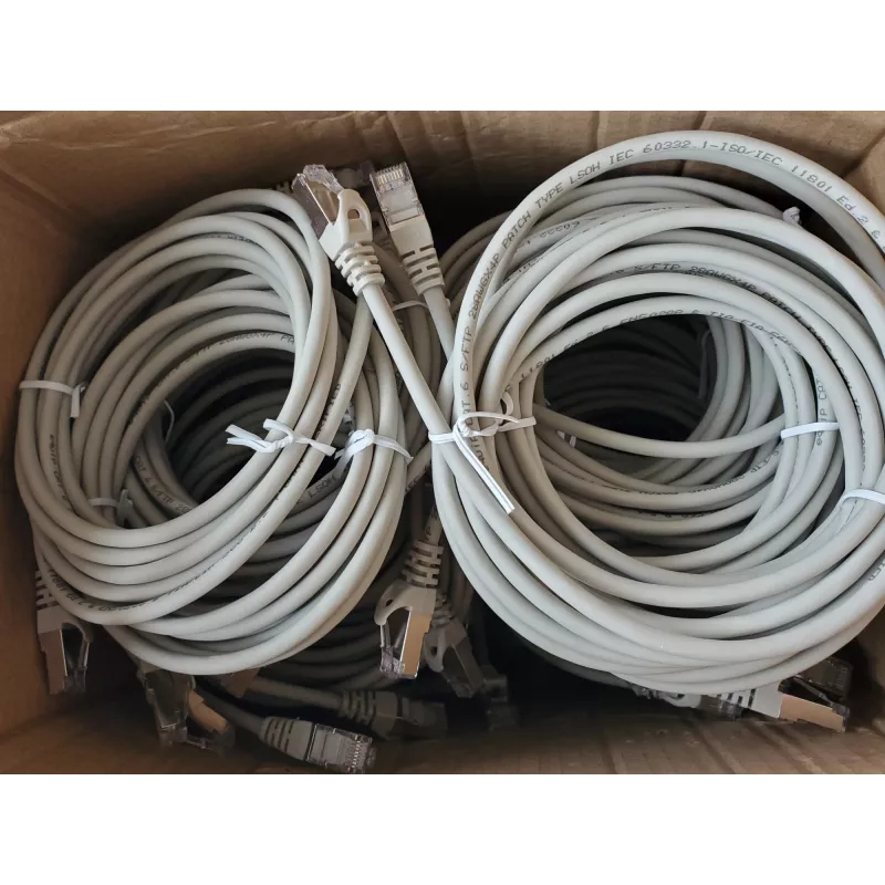Equip Cat.6 S/FTP Patch Cable, 2.0m, 34vnt/dėžutė, Pilka