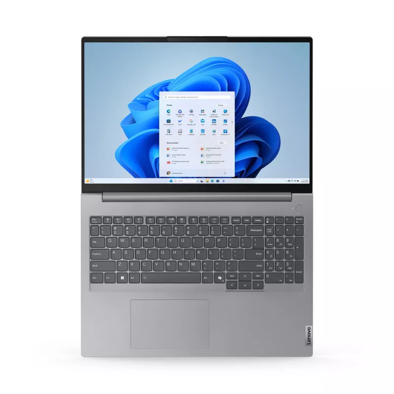 Lenovo ThinkBook 16 G7 ARP AMD Ryzen™ 5 7535HS Nešiojamas kompiuteris 40.6 cm (16 colių) WUXGA 32 GB DDR5-SDRAM 512 GB SSD Wi-Fi 6E (802.11ax) Windows 11 Pro German Pilka