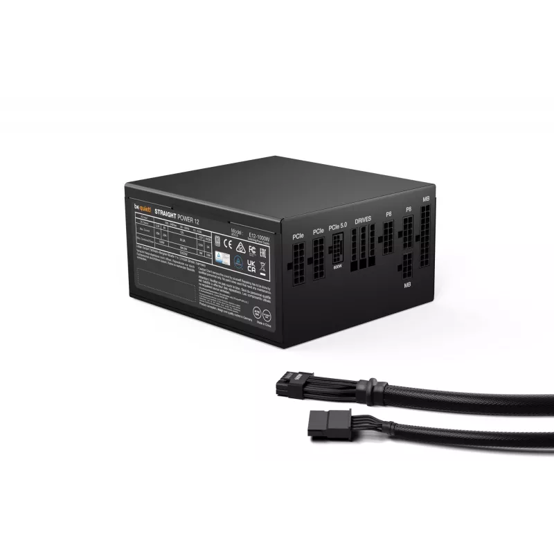 be quiet! BN338 maitinimo blokas 1000 W 20+4 pin ATX ATX Juodas