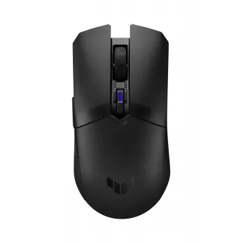 ASUS TUF Gaming M4 Wireless pelė, skirta dešinei rankai, RF belaidis + Bluetooth, optinė, 12000 DPI