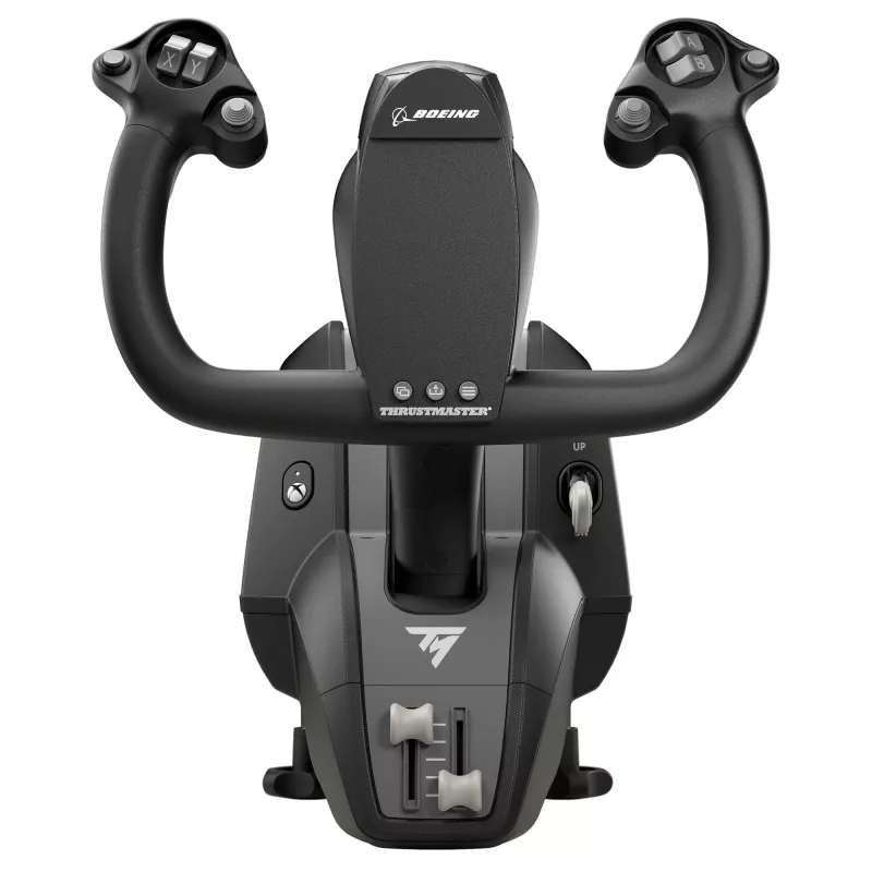 Thrustmaster TCA Yoke Pack Boeing Edition Juoda, Pilka USB Fightstick PC, Xbox, Xbox One, Xbox One S, Xbox One X, Xbox Series S, Xbox Series X