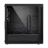 Sharkoon TG6 RGB Midi Tower juodas kompiuterio korpusas