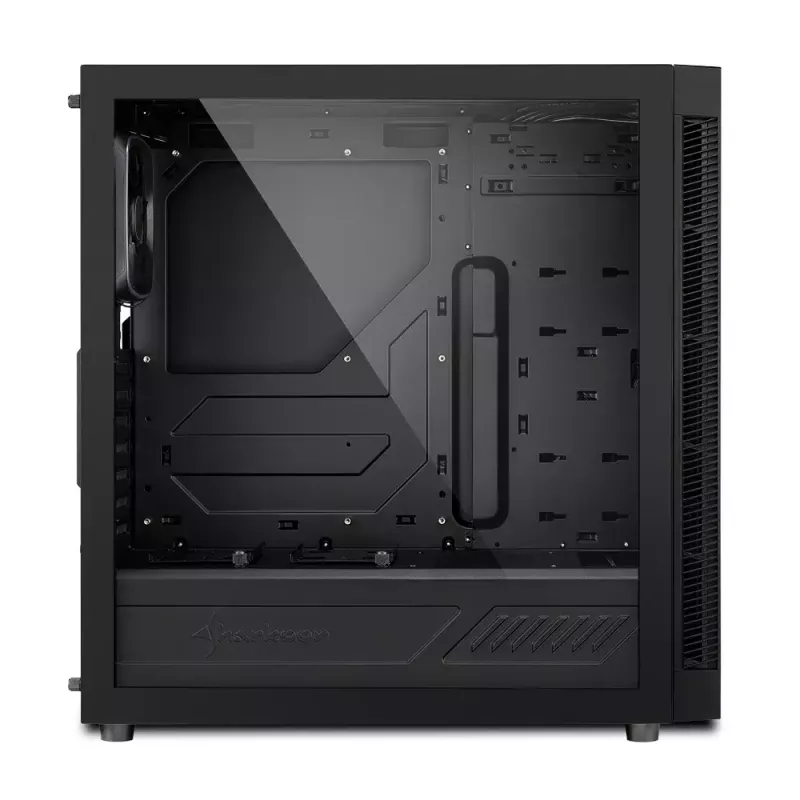 Sharkoon TG6 RGB Midi Tower juodas kompiuterio korpusas