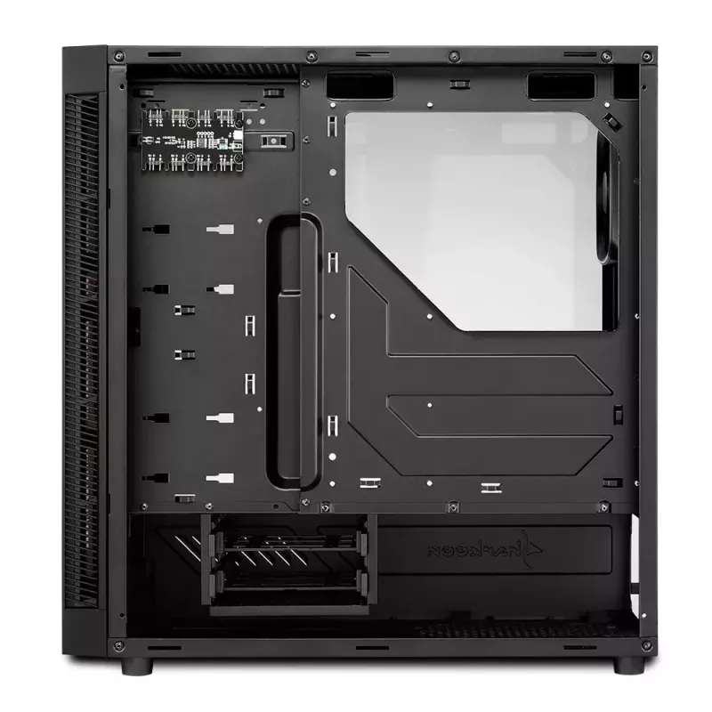 Sharkoon TG6 RGB Midi Tower juodas kompiuterio korpusas