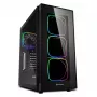 Sharkoon TG6 RGB Midi Tower juodas kompiuterio korpusas