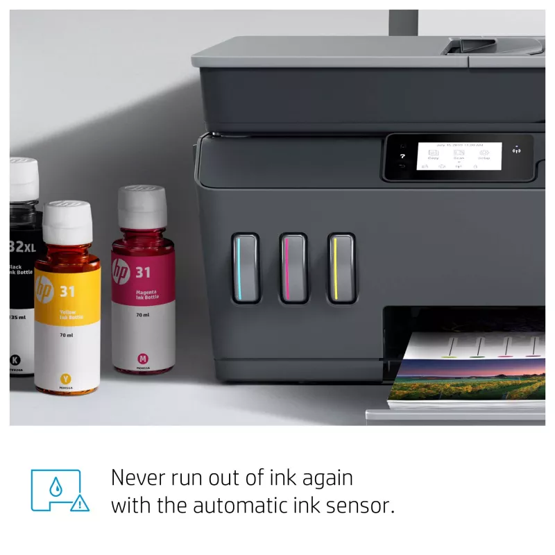 HP Smart Tank Plus 655 belaidis daugiafunkcis spalvotas spausdintuvas, kopijavimo aparatas, skaitytuvas