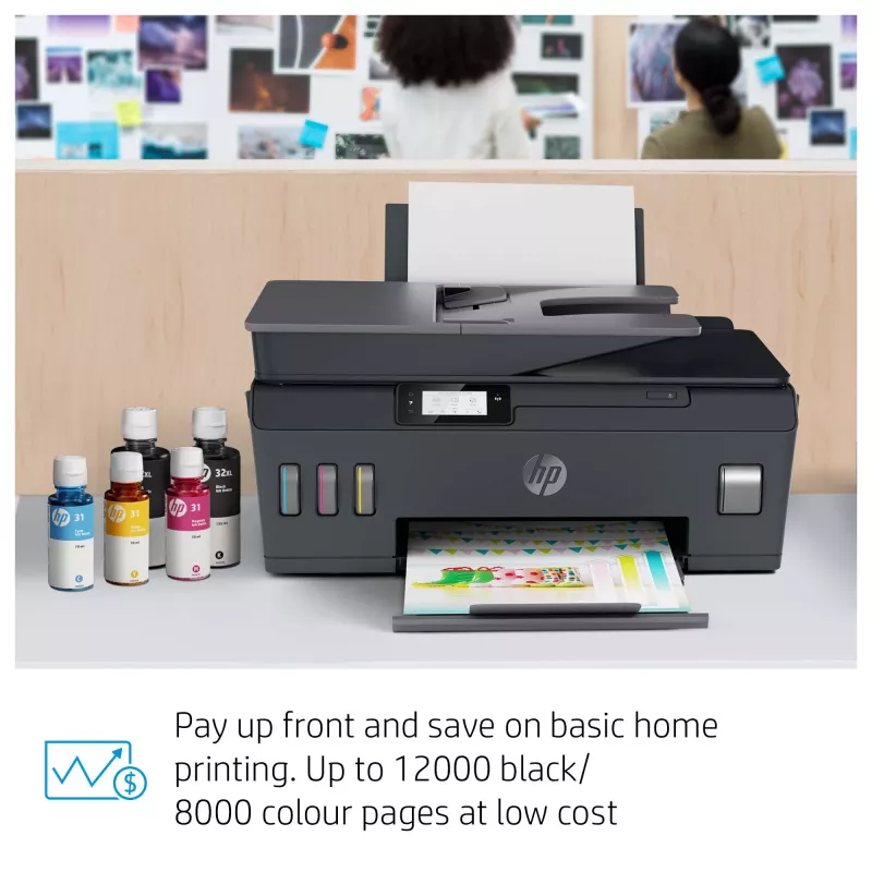 HP Smart Tank Plus 655 belaidis daugiafunkcis spalvotas spausdintuvas, kopijavimo aparatas, skaitytuvas