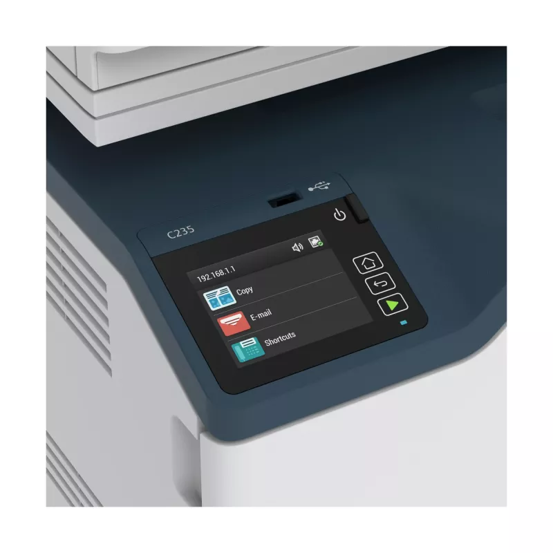 Xerox C235 A4 22ppm belaidis kopijavimas/spausdinimas/nuskaitymas/faksas PS3 PCL5e/6 ADF 2 padėklai iš viso 251 lapas