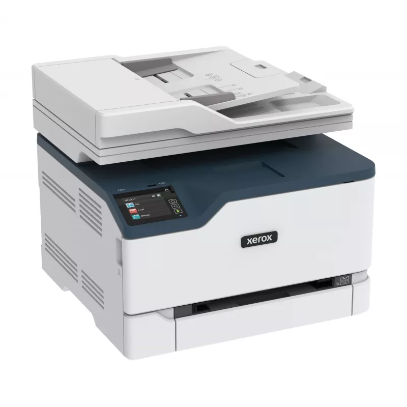 Xerox C235 A4 22ppm belaidis kopijavimas/spausdinimas/nuskaitymas/faksas PS3 PCL5e/6 ADF 2 padėklai iš viso 251 lapas