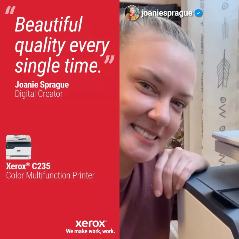 Xerox C235 A4 22ppm belaidis kopijavimas/spausdinimas/nuskaitymas/faksas PS3 PCL5e/6 ADF 2 padėklai iš viso 251 lapas