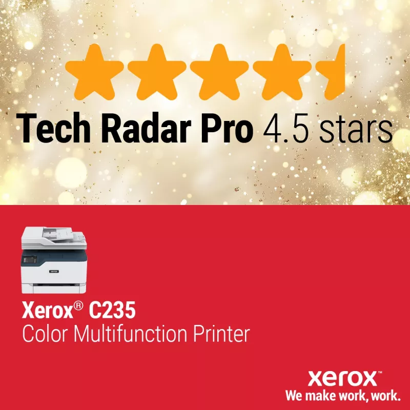 Xerox C235 A4 22ppm belaidis kopijavimas/spausdinimas/nuskaitymas/faksas PS3 PCL5e/6 ADF 2 padėklai iš viso 251 lapas