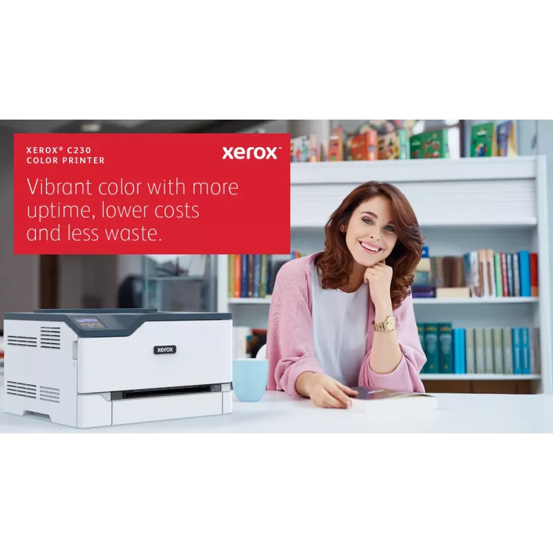 Xerox C230 A4 22ppm belaidis dvipusis spausdintuvas PS3 PCL5e6 2 dėklai, iš viso 251 lapas
