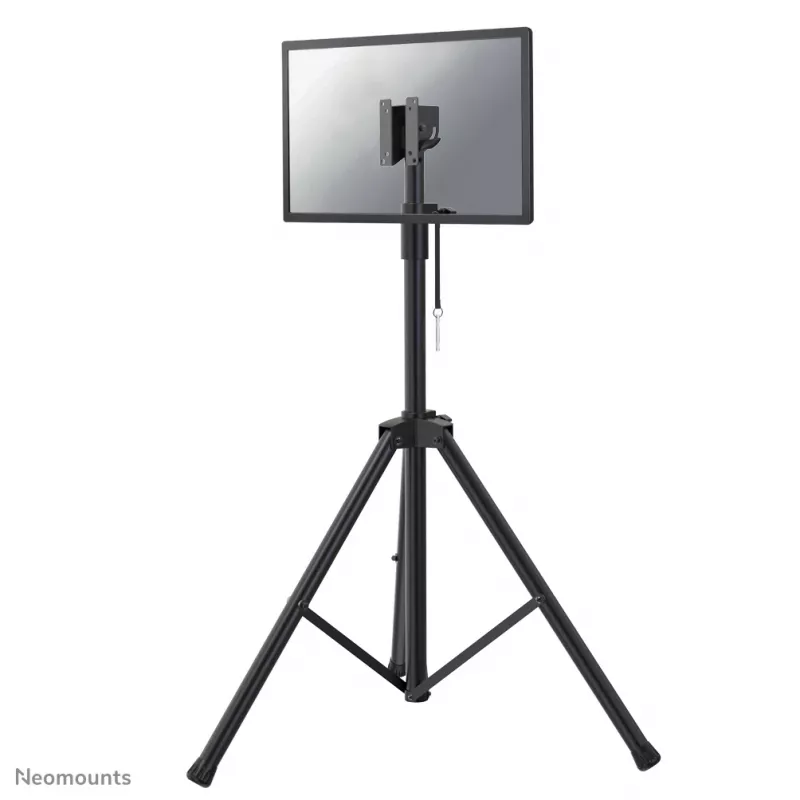 Neomounts NS-FS200Juoda grindų stovas 10-32 col., 15 kg, 25,4 cm (10 col.), 81,3 cm (32 col.), 75 x 75 mm, 100 x 100 mm, 1080–1780 mm