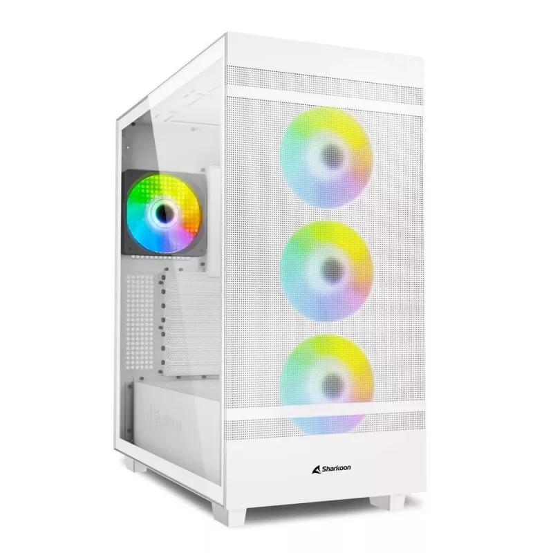 PC Case Sharkoon REBEL C50 RGB Full Tower White