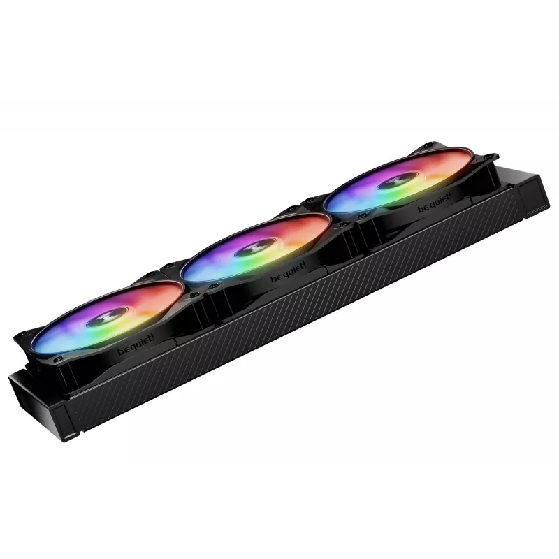 be quiet LIGHT WINGS LX 120mm PWM High Speed 3-Pack Juoda kompiuterio korpuso ventiliatorius 12 cm 3 vnt.