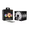 be quiet LIGHT WINGS LX 120mm PWM High Speed 3-Pack Juoda kompiuterio korpuso ventiliatorius 12 cm 3 vnt.