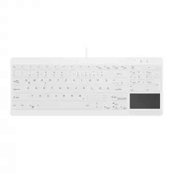 Contour Design Active Key Contour QuickClean Medical klaviatūra IP68 Touchpad Compact Wired White DE C7412