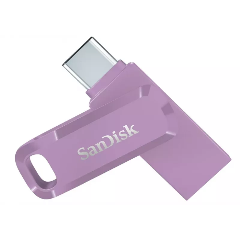 WESTERN DIGITAL SanDisk Ultra Dual Drive Go - 128 GB USB atmintinė - USB-C / USB-A - Violetinė
