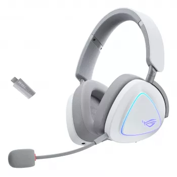 ASUS ROG Delta II ausinės Laidinės ir belaidės Antgalvinės žaidimams USB Type-C Bluetooth Baltos