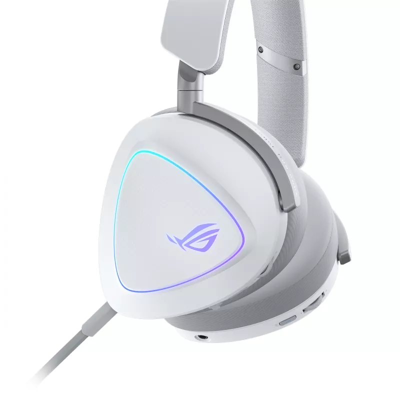 ASUS ROG Delta II ausinės Laidinės ir belaidės Antgalvinės žaidimams USB Type-C Bluetooth Baltos