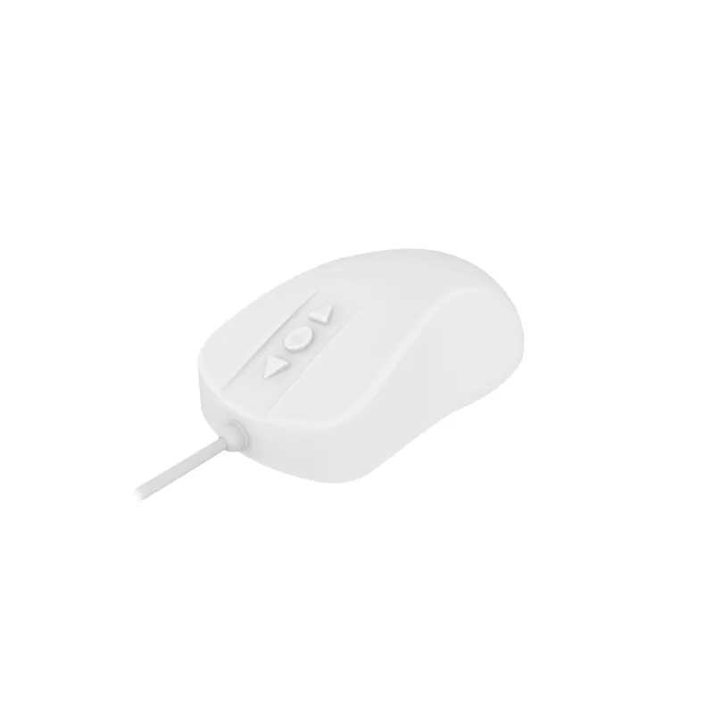 Contour Design Active Key Contour ClassicClean medicininė pelė IP68 5 mygtukai, laidinė, balta PMH1
