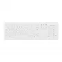 Contour Design Active Key Contour ClassicClean medicininė klaviatūra su nuimamu dangteliu, pilno dydžio, belaidė, balta, DE C8100
