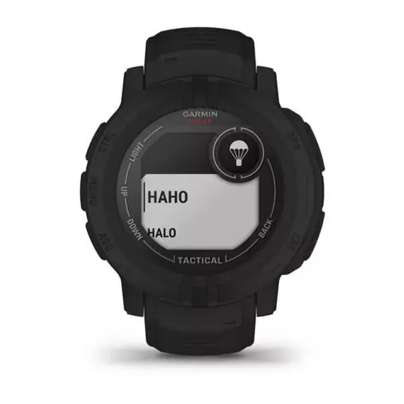 Išmanusis laikrodis Garmin Instinct 2 Solar Tactical Edition juodas
