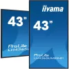 iiyama LH4365UHSB-B1 Skaitmeninės reklamos ekranas Kiosk dizainas 108 cm (42,5 colio) LED Wi-Fi 800 cd/m² 4K Ultra HD Juodas Integruotas procesorius Android 11 24/7