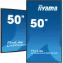 iiyama LH5065UHSB-B1AG Skelbimų ekranas Skaitmeninis skelbimų plokščiasis ekranas 125,7 cm (49,5 colio) LCD Wi-Fi 800 cd/m² 4K Ultra HD Juodas Integruotas procesorius Android 11 24/7
