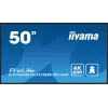 iiyama LH5065UHSB-B1AG Skelbimų ekranas Skaitmeninis skelbimų plokščiasis ekranas 125,7 cm (49,5 colio) LCD Wi-Fi 800 cd/m² 4K Ultra HD Juodas Integruotas procesorius Android 11 24/7