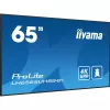 iiyama LH6565UHSB-B1 Skelbimų ekranas Kiosko dizainas 163,8 cm (64,5 colio) LED Wi-Fi 800 cd/m² 4K Ultra HD Juodas Integruotas procesorius Android 11 24/7