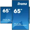 iiyama LH6565UHSB-B1 Skelbimų ekranas Kiosko dizainas 163,8 cm (64,5 colio) LED Wi-Fi 800 cd/m² 4K Ultra HD Juodas Integruotas procesorius Android 11 24/7