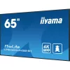 iiyama LH6565UHSB-B1 Skelbimų ekranas Kiosko dizainas 163,8 cm (64,5 colio) LED Wi-Fi 800 cd/m² 4K Ultra HD Juodas Integruotas procesorius Android 11 24/7