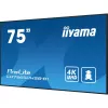 iiyama LH7565UHSB-B1 demonstracinis ekranas Kiosko dizainas 189,2 cm (74,5 colio) LED Wi-Fi 800 cd/m² 4K Ultra HD juodas Įmontuotas procesorius Android 11 24/7