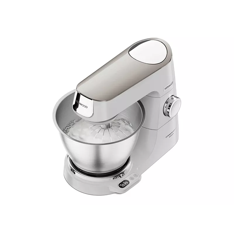 Kenwood KVC65.001WH virtuvės kombainas 1200 W 5 L Nerūdijantis plienas, Balta Integruotos svarstyklės