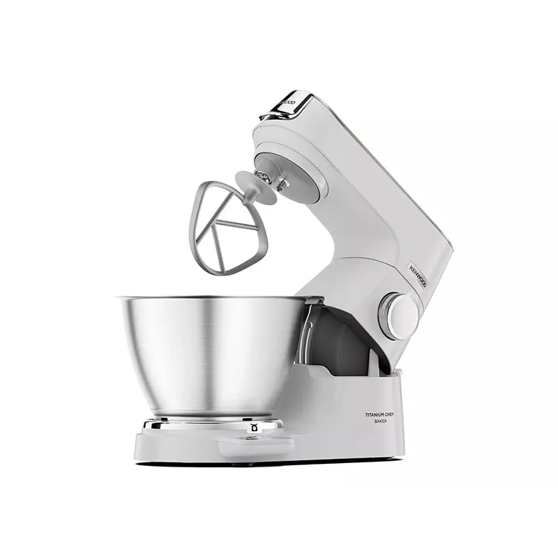 Kenwood KVC65.001WH virtuvės kombainas 1200 W 5 L Nerūdijantis plienas, Balta Integruotos svarstyklės