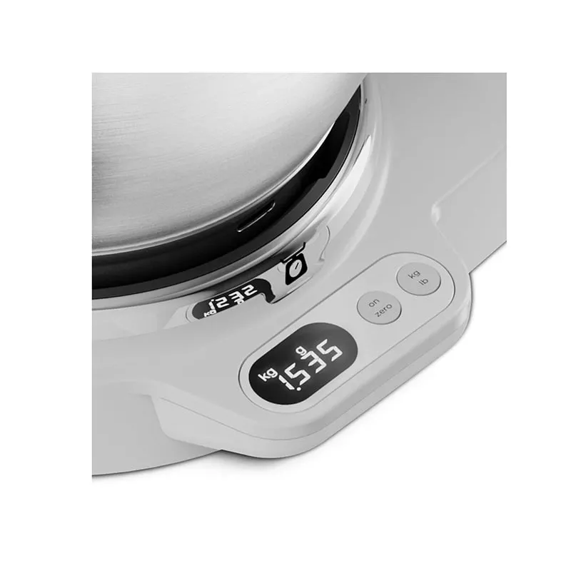 Kenwood KVC65.001WH virtuvės kombainas 1200 W 5 L Nerūdijantis plienas, Balta Integruotos svarstyklės