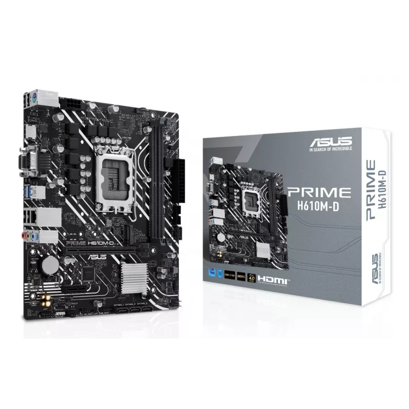 Motininė plokštė ASUS PRIME H610M-D Intel H610 LGA 1700 micro ATX