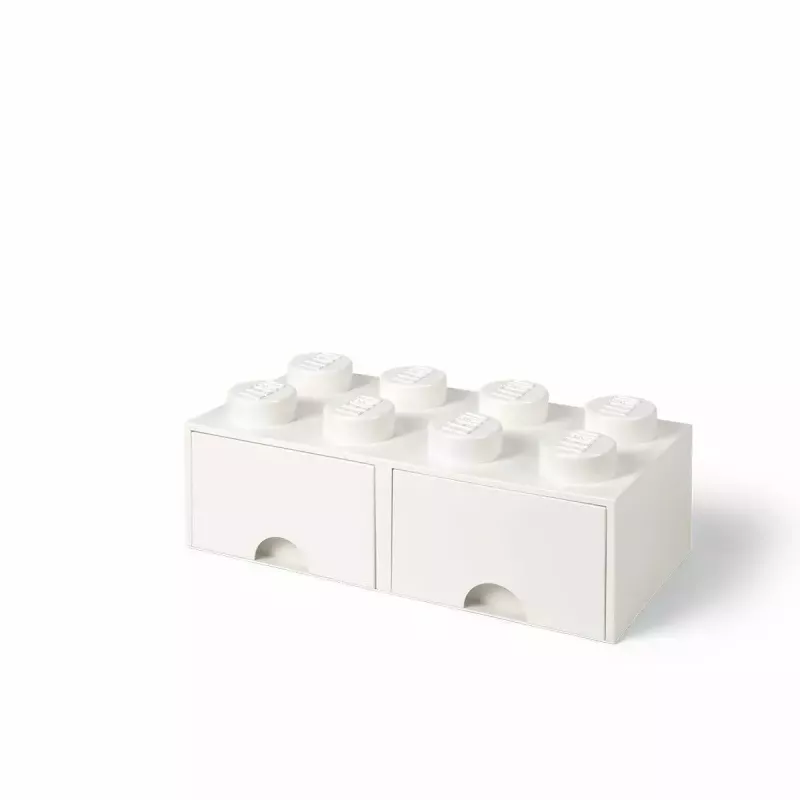 LEGO Brick 8 stalčius, room copenhagen RC40061735, baltas