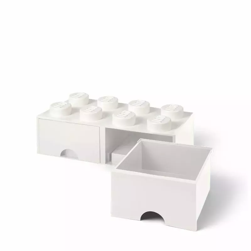 LEGO Brick 8 stalčius, room copenhagen RC40061735, baltas