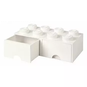 LEGO Brick 8 stalčius, room copenhagen RC40061735, baltas