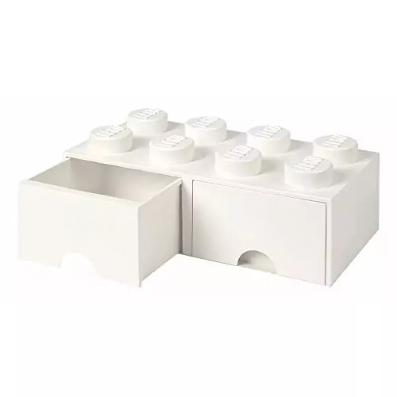 LEGO Brick 8 stalčius, room copenhagen RC40061735, baltas