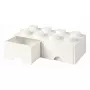 LEGO Brick 8 stalčius, room copenhagen RC40061735, baltas