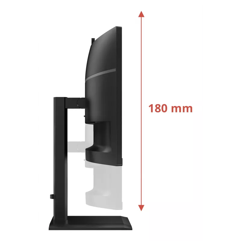 AOC E4 CU34E4CW kompiuterio monitorius 86,4 cm (34 colių) 3440 x 1440 pikselių „UltraWide Quad HD“ LED juodas