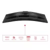 AOC E4 CU34E4CW kompiuterio monitorius 86,4 cm (34 colių) 3440 x 1440 pikselių „UltraWide Quad HD“ LED juodas