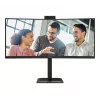 AOC E4 CU34E4CW kompiuterio monitorius 86,4 cm (34 colių) 3440 x 1440 pikselių „UltraWide Quad HD“ LED juodas