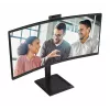AOC E4 CU34E4CW kompiuterio monitorius 86,4 cm (34 colių) 3440 x 1440 pikselių „UltraWide Quad HD“ LED juodas