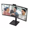 AOC E4 CU34E4CW kompiuterio monitorius 86,4 cm (34 colių) 3440 x 1440 pikselių „UltraWide Quad HD“ LED juodas