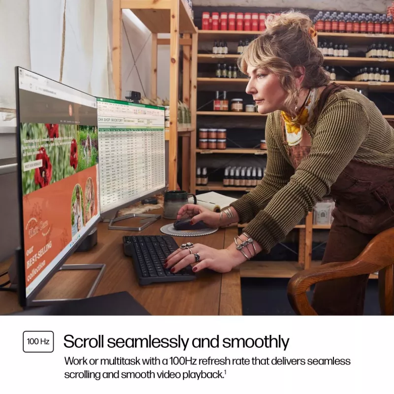 Monitorius HP INC 94F44E9 24 colių LCD ekranas LED 1920x1080